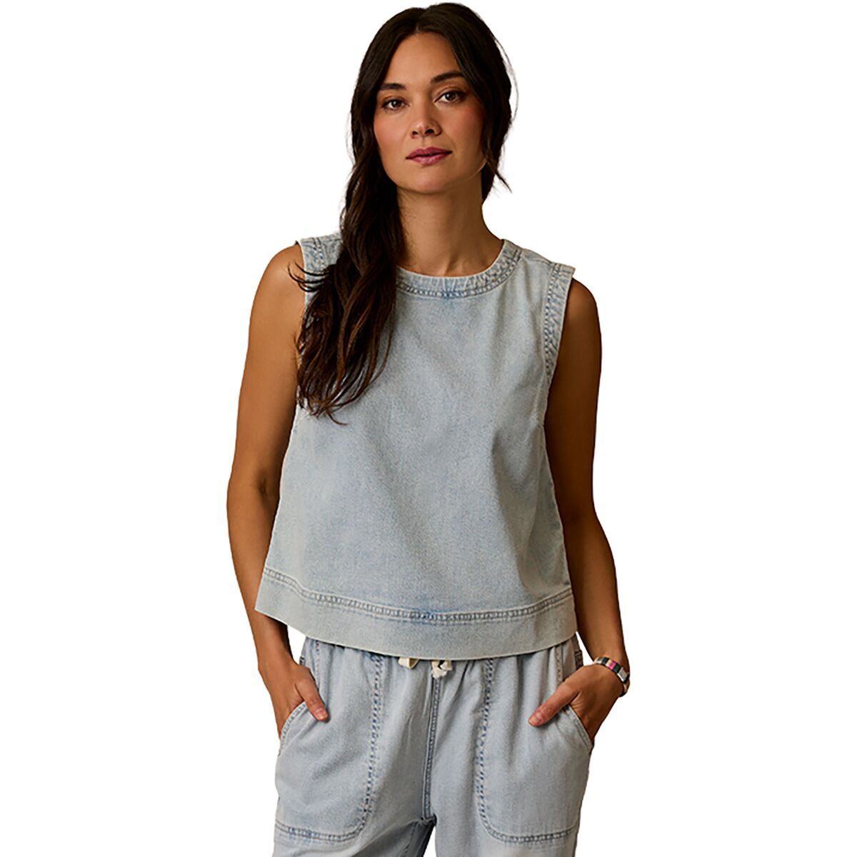 Image of Carve Designs Susie Denim Tank Top - Women's Savannah, L