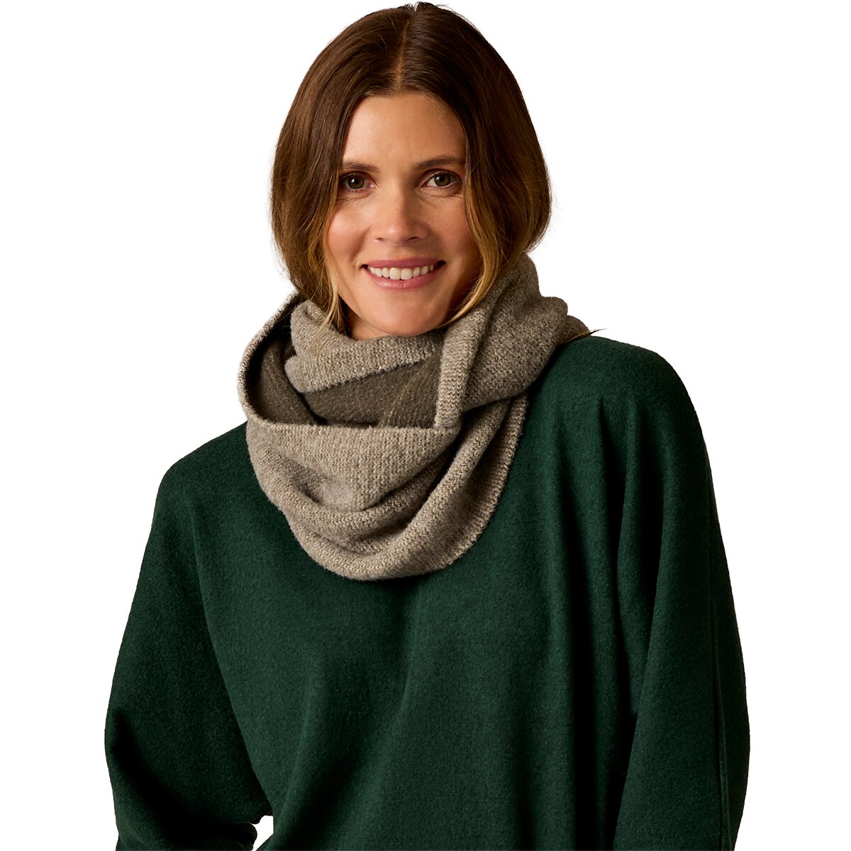 Image of Carve Designs Margot Scarf Dark Olive Birdseye, One Size
