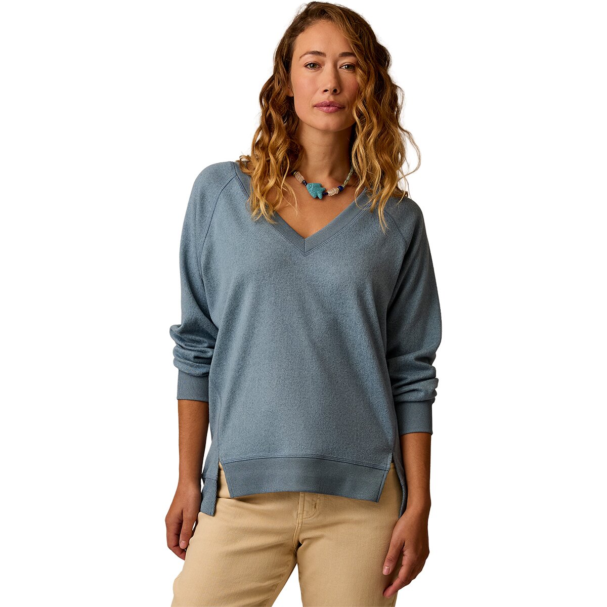 Image of Carve Designs Alena Supersoft Top - Women's Blue Mirage Heather, XS