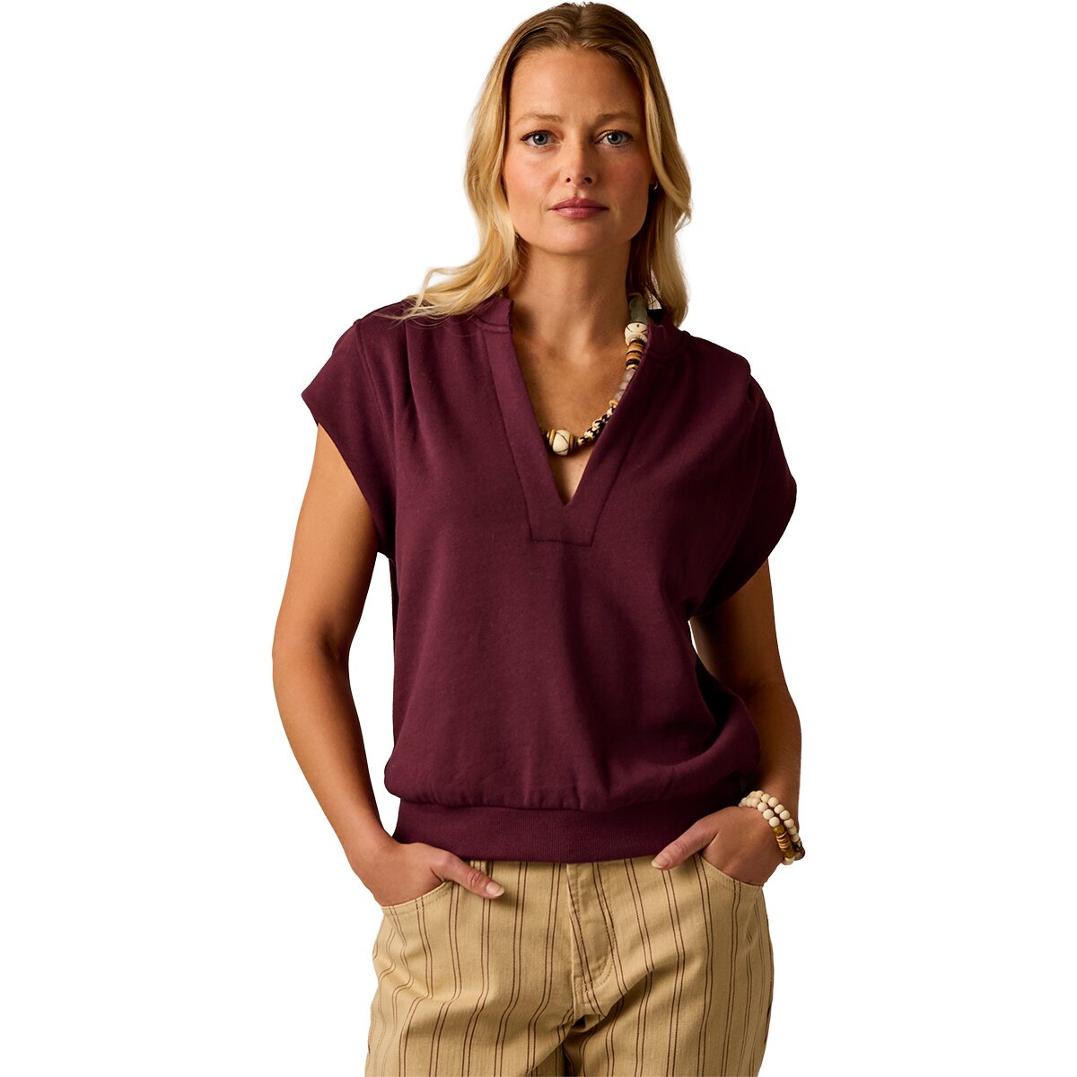 Image of Carve Designs Cate Pullover - Women's Sangria, XL
