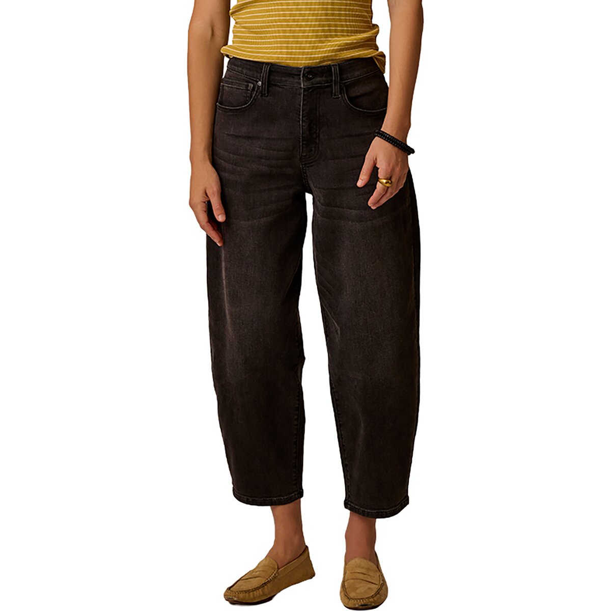Image of Carve Designs Dana Barrel Pant - Women's Washed Black, 2