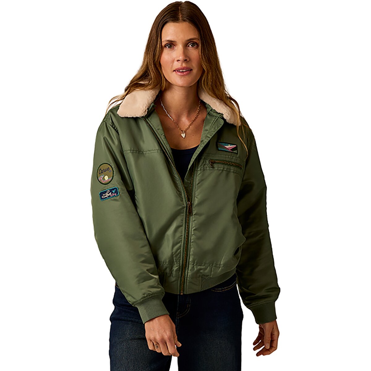 Image of Carve Designs Maverick Bomber Jacket - Women's Laurel, XL