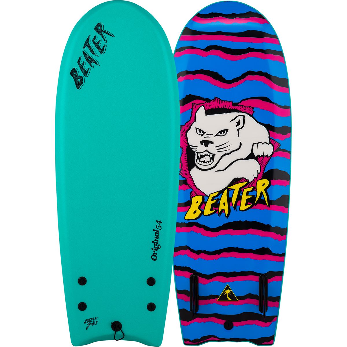 Catch Surf Beater Original 54in Twin Fin Surfboard - Surf