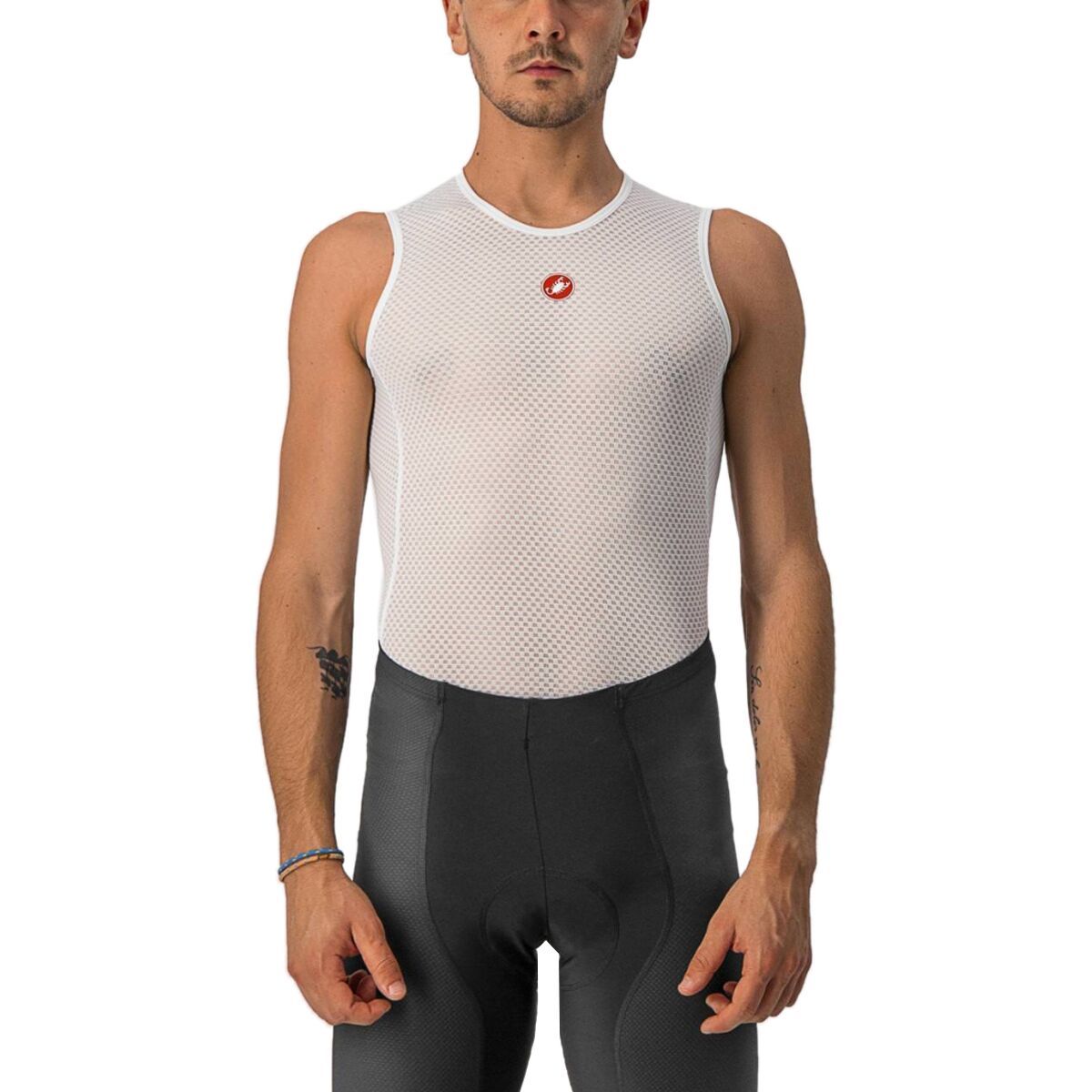Castelli Pro Issue Sleeveless Baselayer - Men's White, S