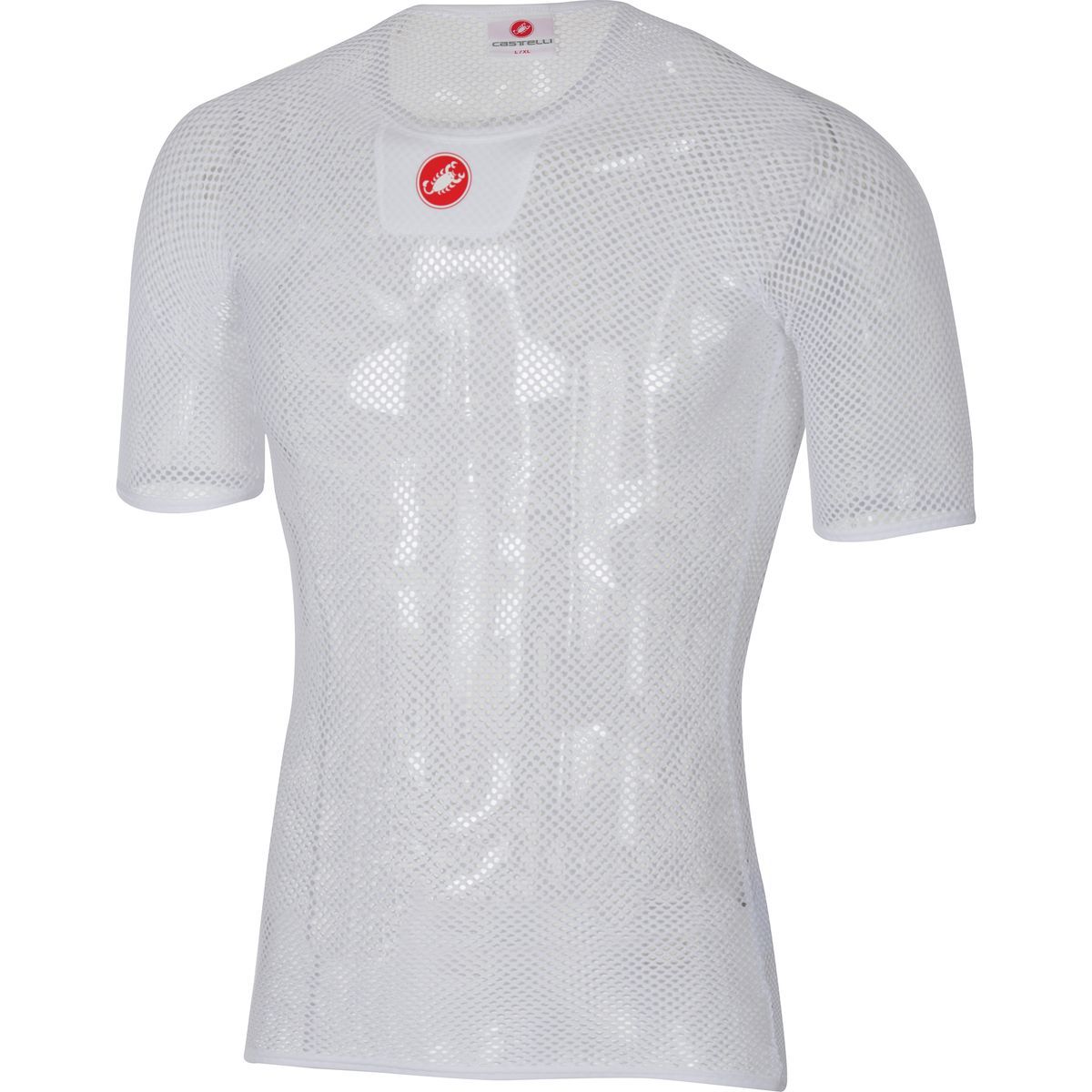 Castelli Core Mesh 3 Short-Sleeve Baselayer - Men's White, L/XL