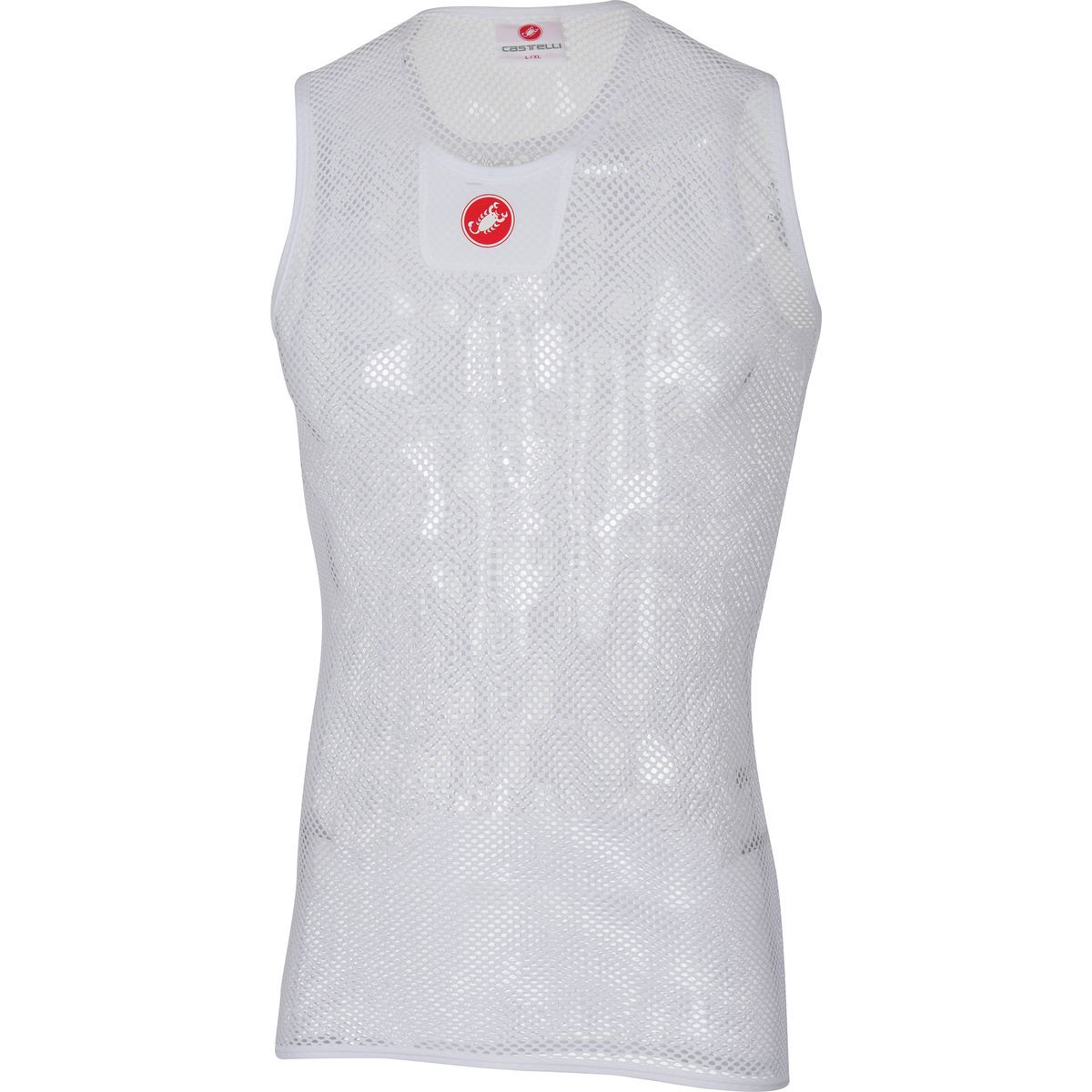 Image of Castelli Core Mesh 3 Sleeveless Baselayer - Men's White, S/M