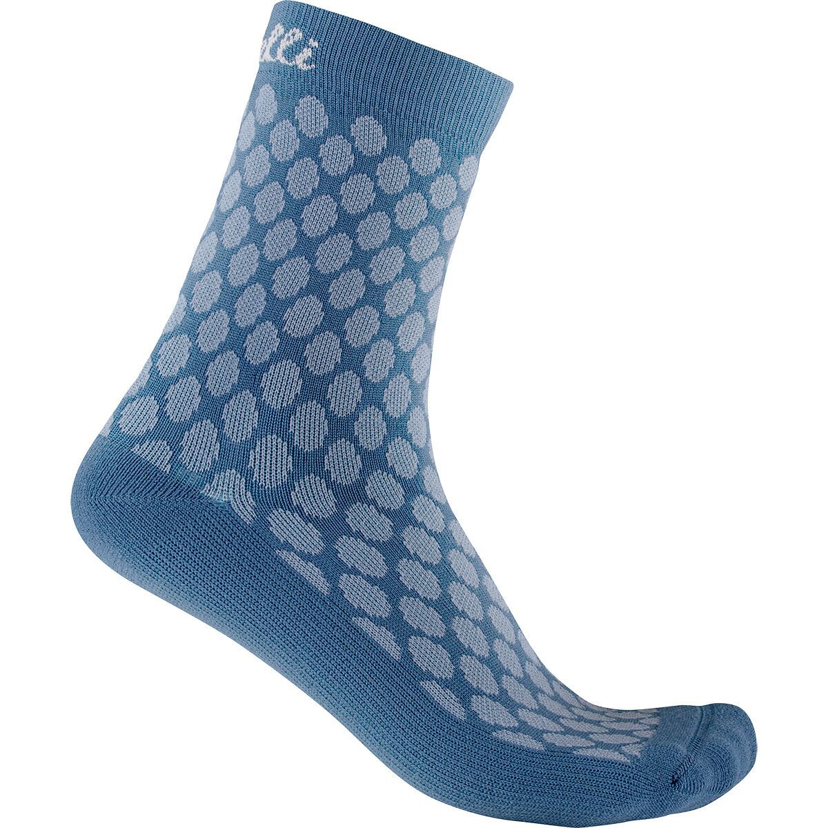 Castelli Sfida 13 Sock - Women's Dark Steel Blue/Light Steel Blue, S/M