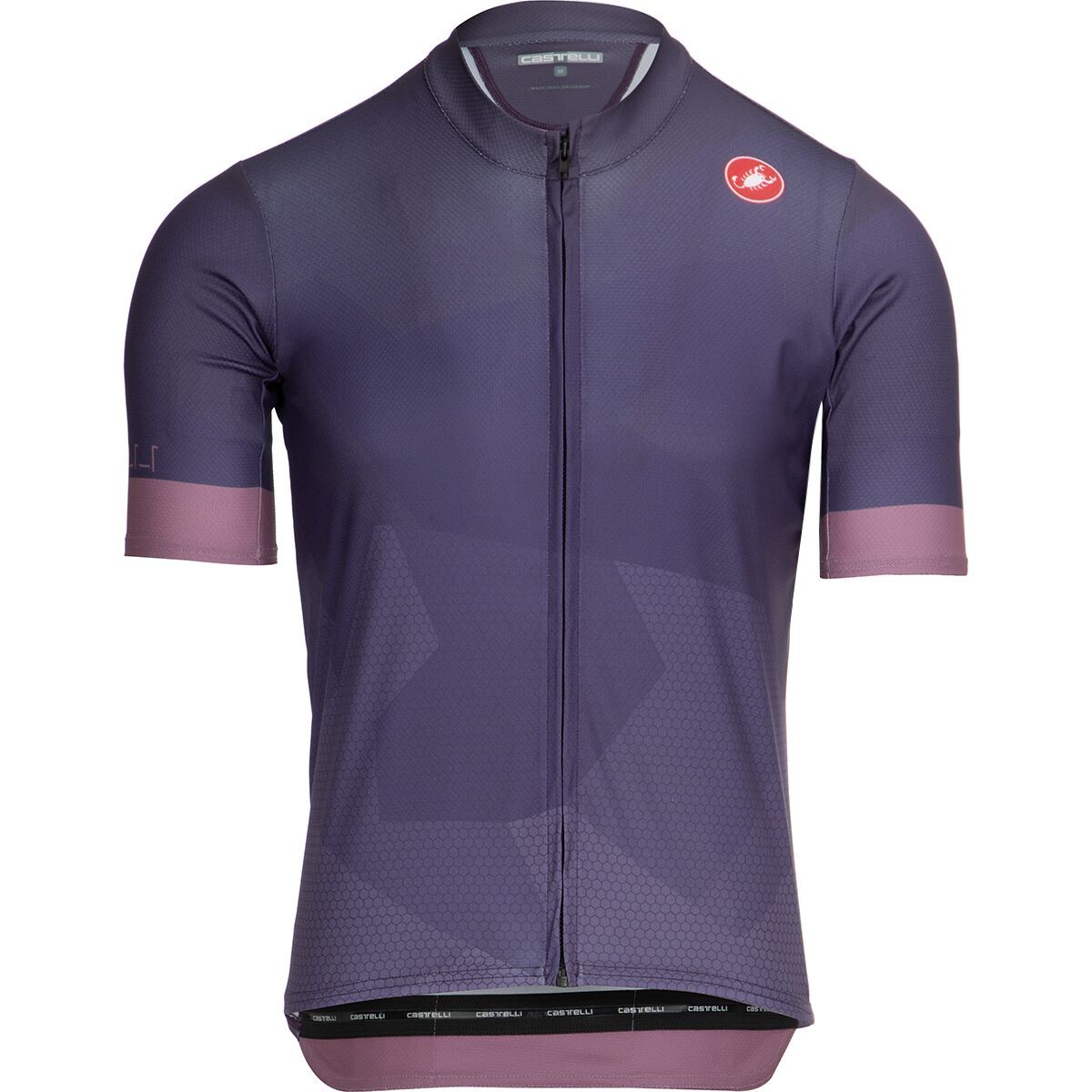Castelli Flusso Limited Edition Full-Zip Jersey - Men's Dark Night Shade/Deep Purple, 3XL