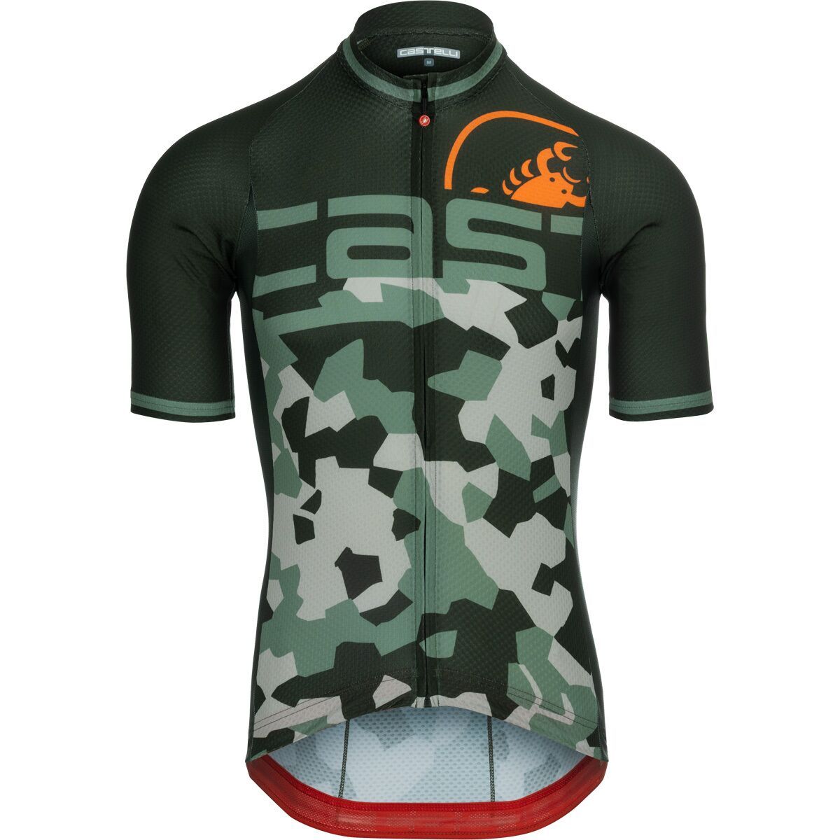 Image of Castelli Attacco Limited Edition Jersey - Men's Deep Green/Green Pepper/Silver Moon, S