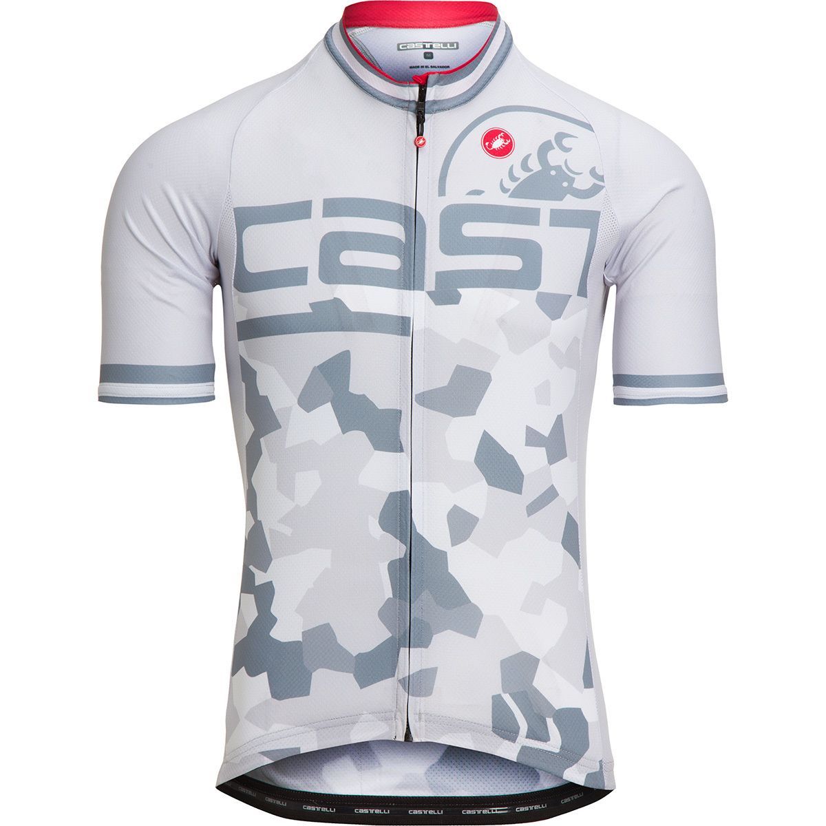 Image of Castelli Attacco Limited Edition Jersey - Men's Silver Gray/Vortex Gray, S