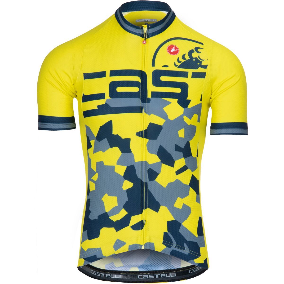 Castelli Attacco Limited Edition Jersey - Men's Sulphur/Moonlit Ocean/Light Steele Blue, L