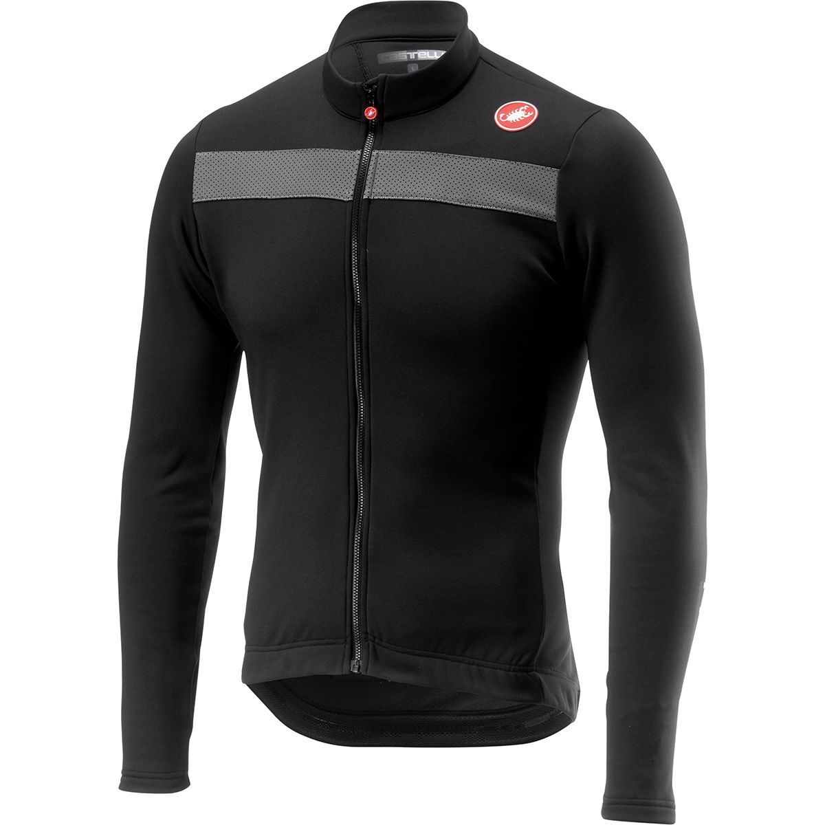 Castelli Puro 3 Jersey - Men's Light Black, XS
