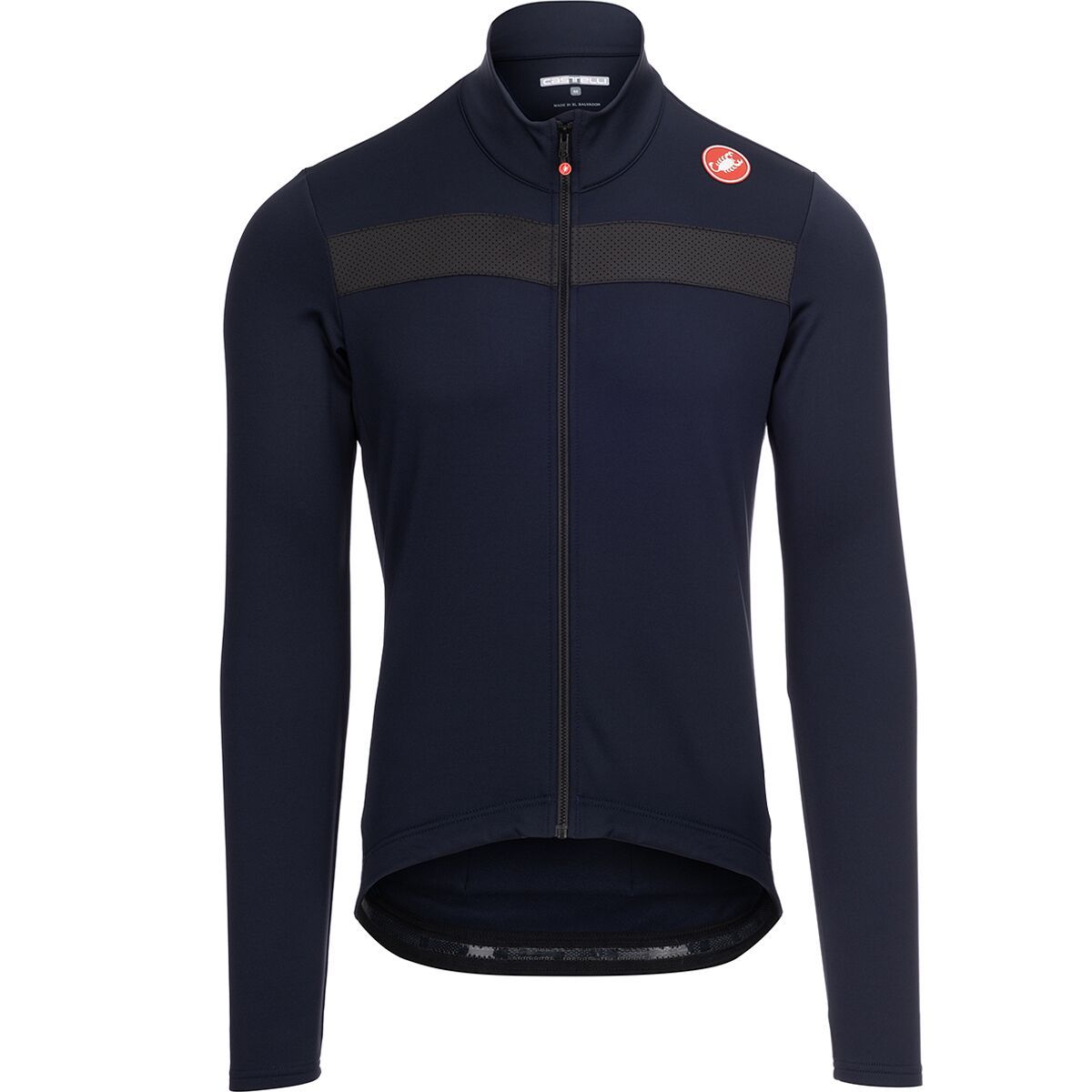 Image of Castelli Puro 3 Jersey - Men's Savile Blue/Black Reflex, M