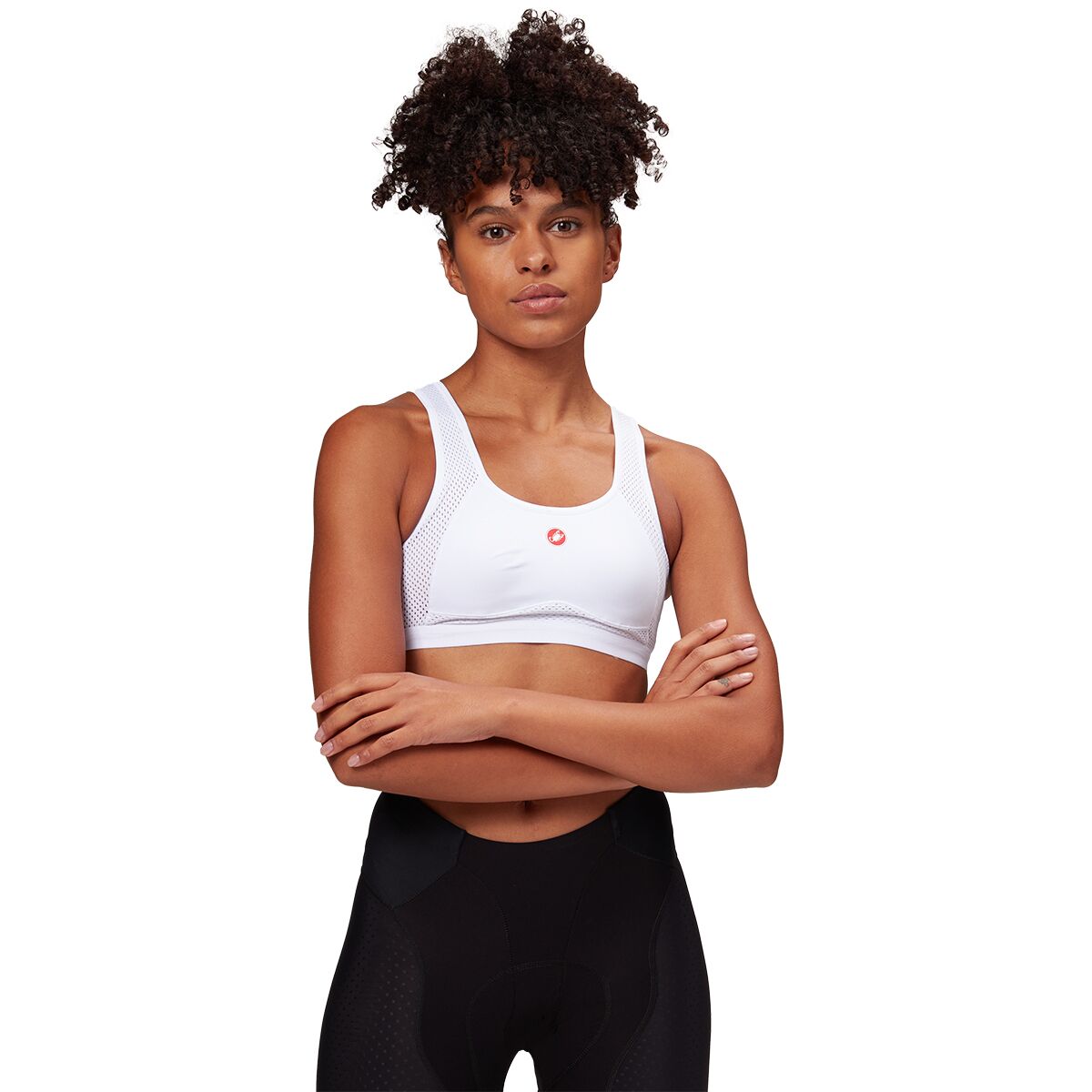 Image of Castelli Rosso Corsa Bra - Women's White, L