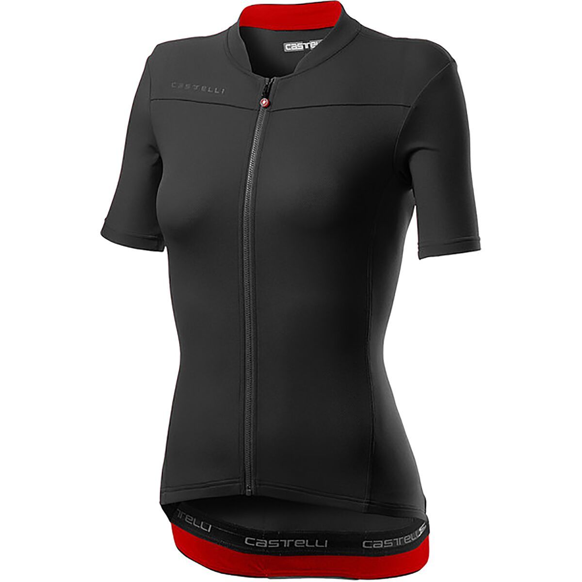 Castelli Anima 3 Jersey - Women's Light Black/Red, XS