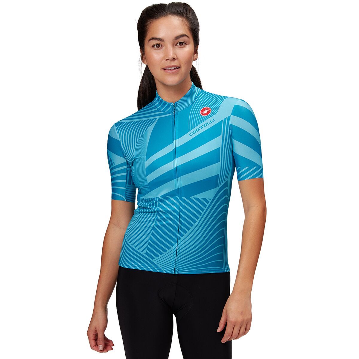 Castelli Sublime Limited Edition Jersey - Women's Marine Blue/Sky Blue, S