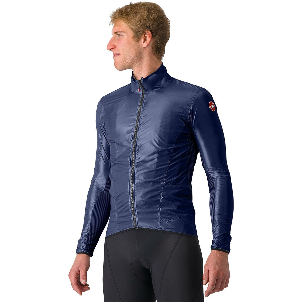 Image of Castelli Aria Shell Jacket - Men's Belgian Blue, M