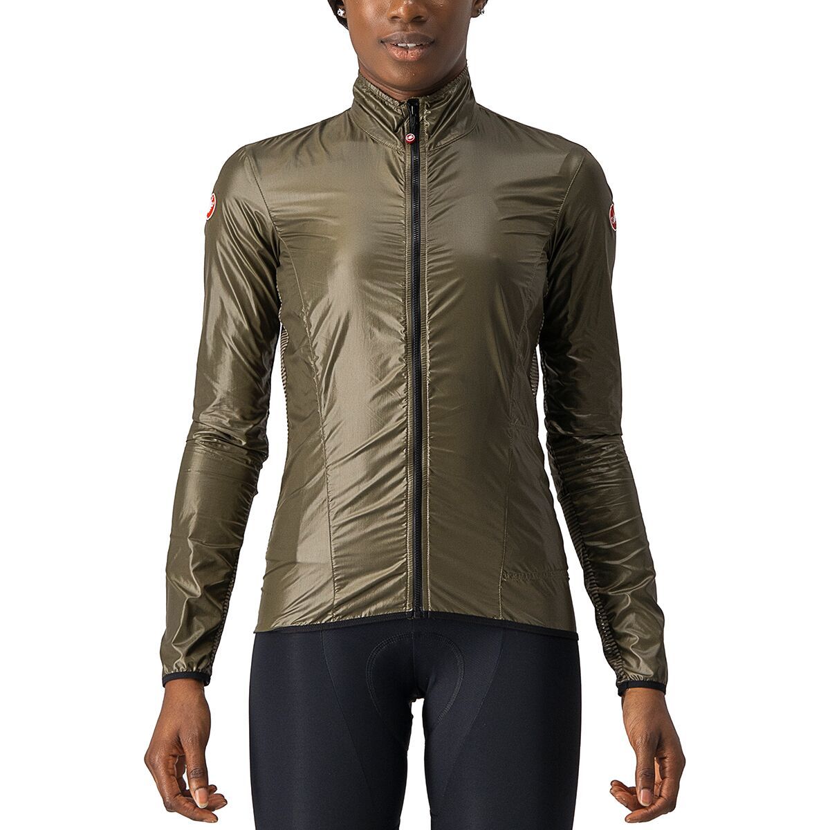 Castelli Aria Shell Jacket - Women's Moss Brown, M