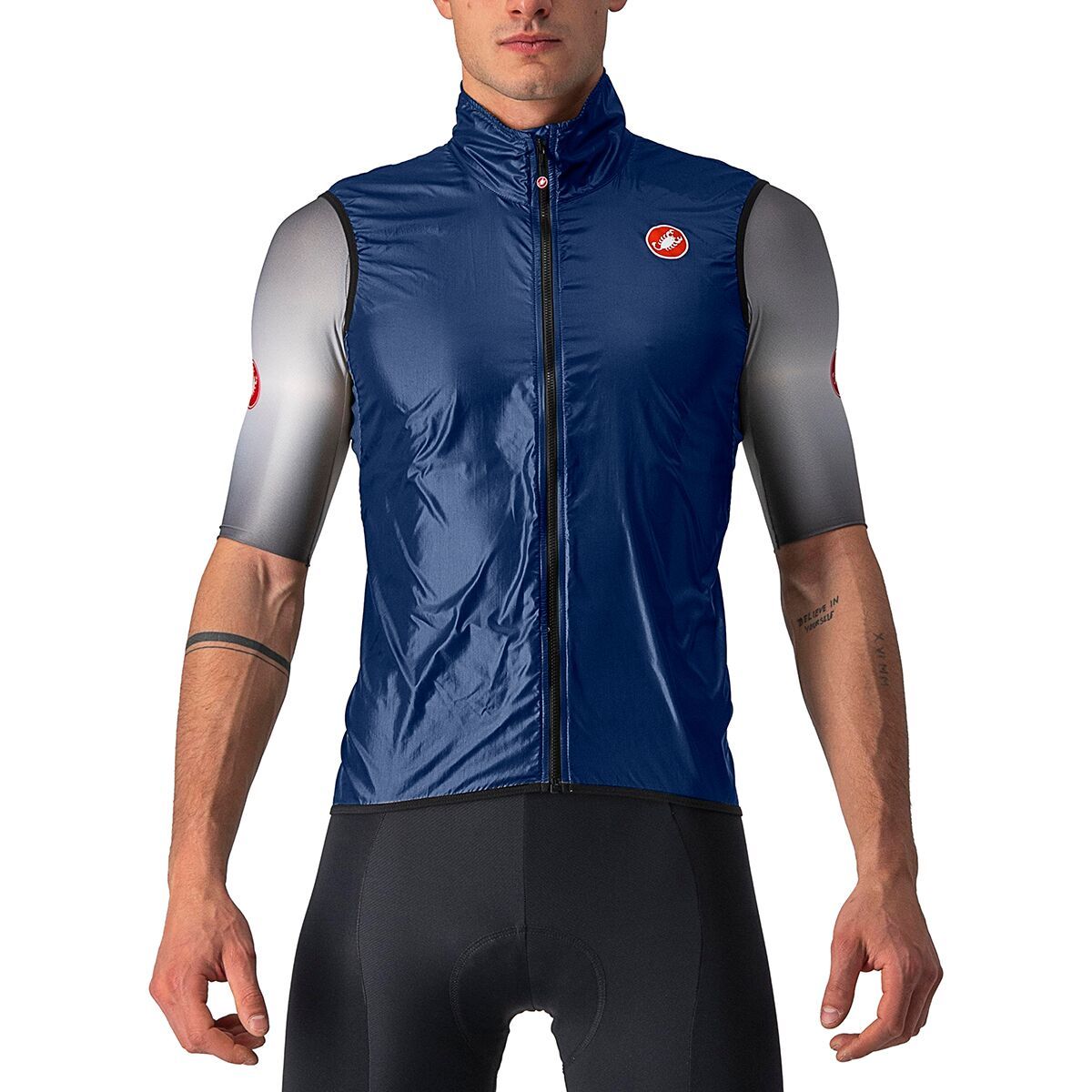 Image of Castelli Aria Vest - Men's Belgian Blue, XL
