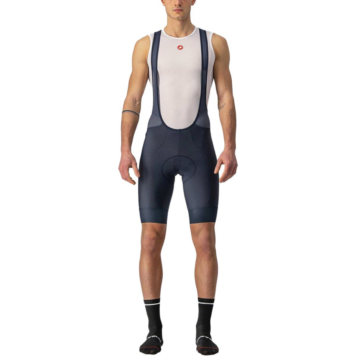Castelli Entrata Bib Short - Men's Savile Blue, S