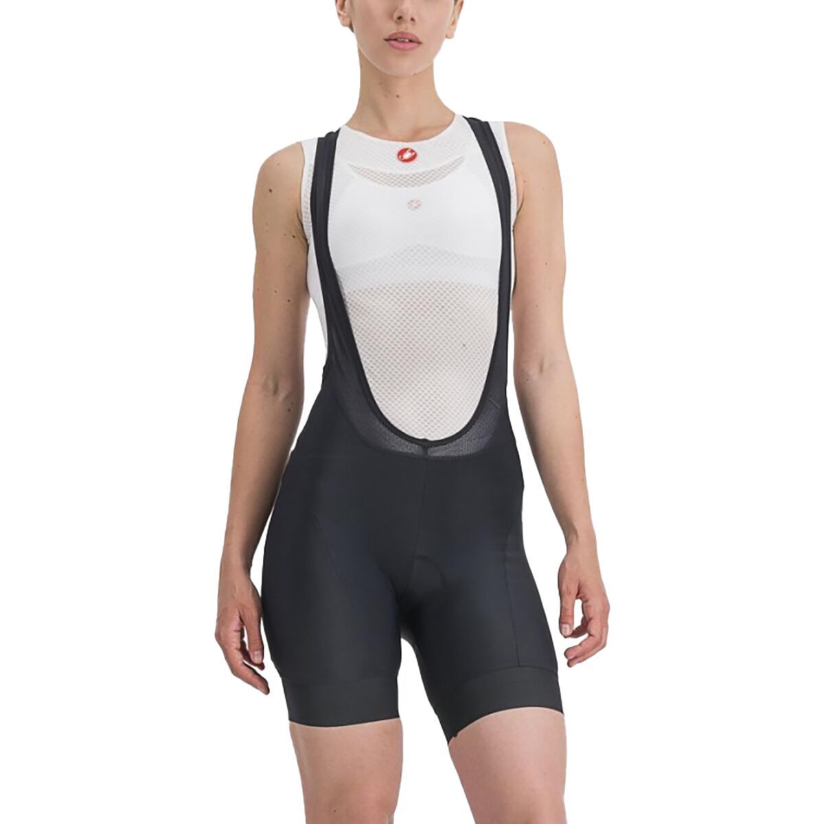 Castelli Prima Bib Short - Women's Black/Hibiscus, XL