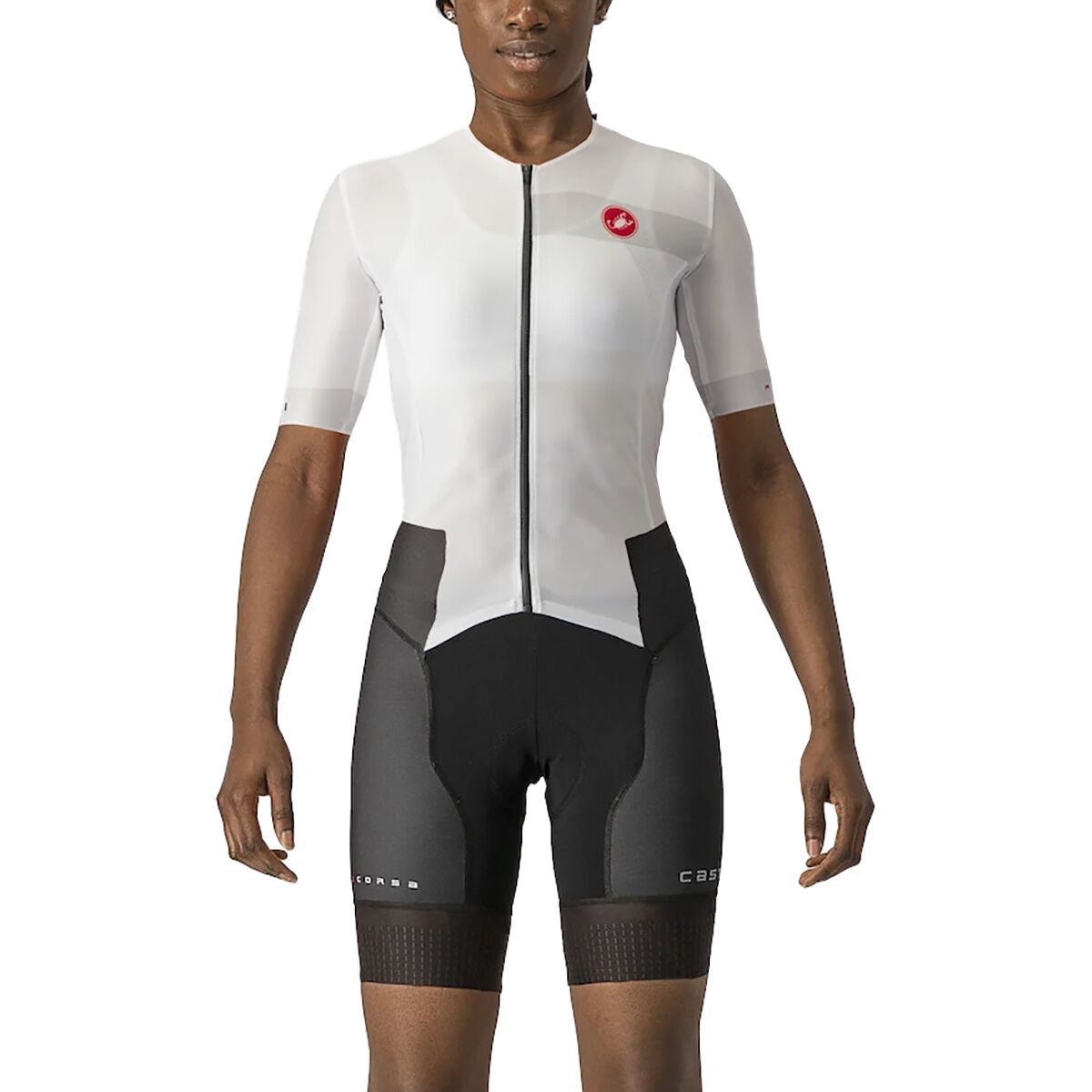 Castelli Free Sanremo 2 Short-Sleeve Suit - Women's White/Black2, L