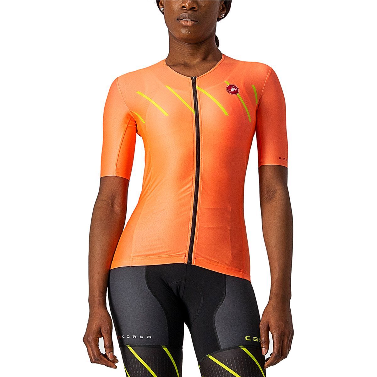 Image of Castelli Free Speed 2 Race Top - Women's Coral Flash, S