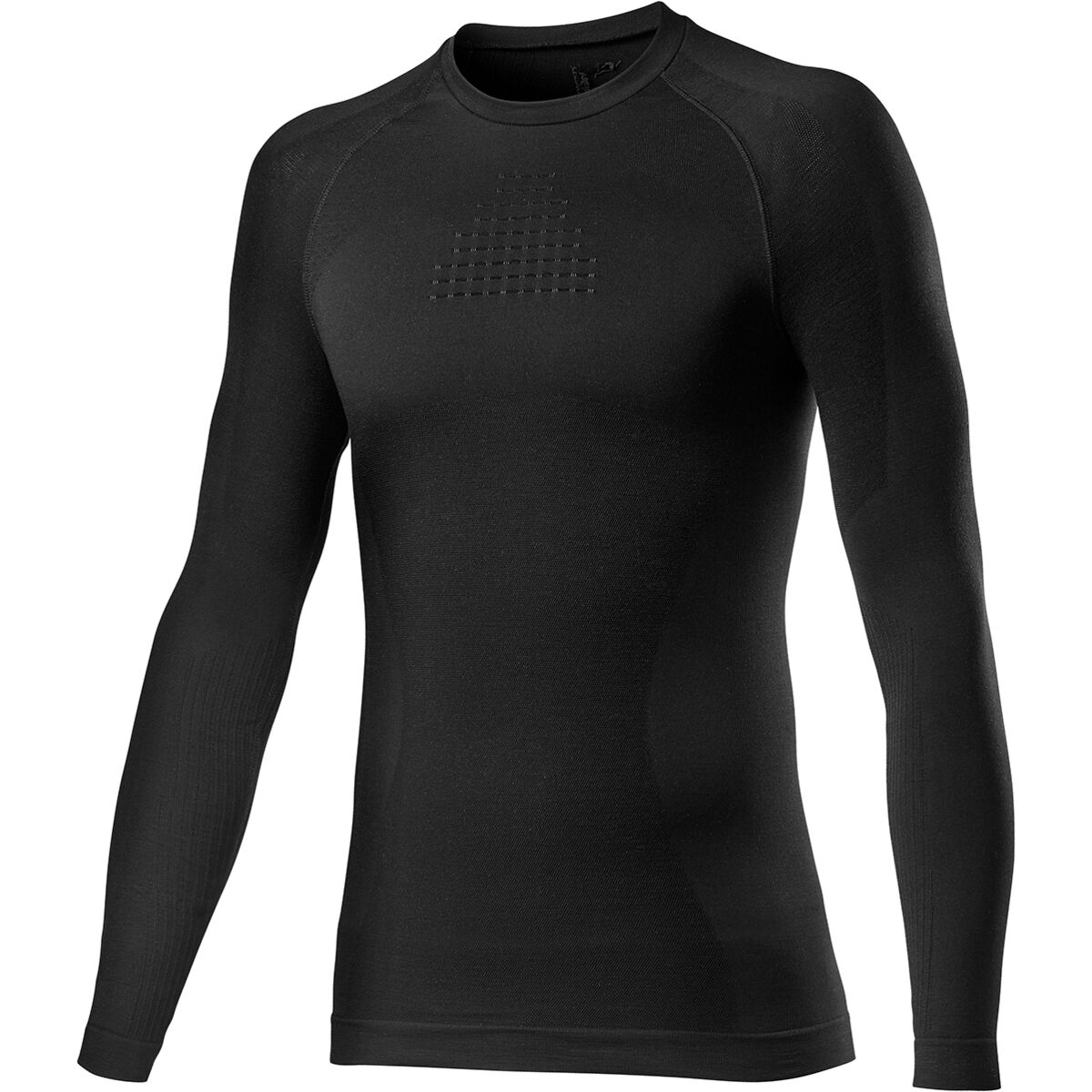 Image of Castelli Core Seamless Long-Sleeve Base Layer - Men's Black, S/M