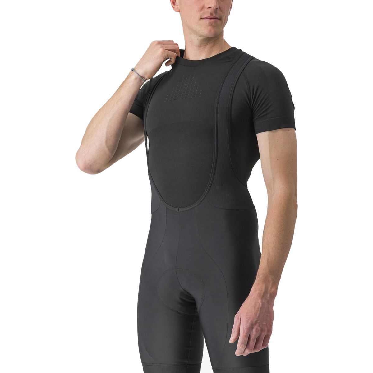 Image of Castelli Core Seamless Short-Sleeve Base Layer - Men's Black, S/M