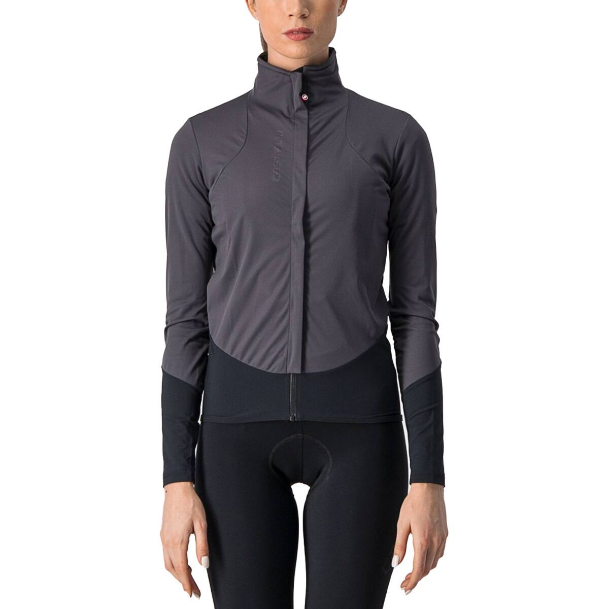 Castelli Beta RoS Jacket - Women's Dark Gray Black, XL