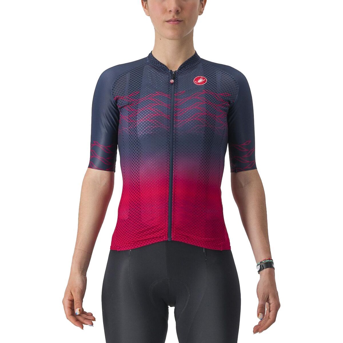 Castelli Climber's 2.0 Jersey - Women's Belgian Blue/Persian Red, S
