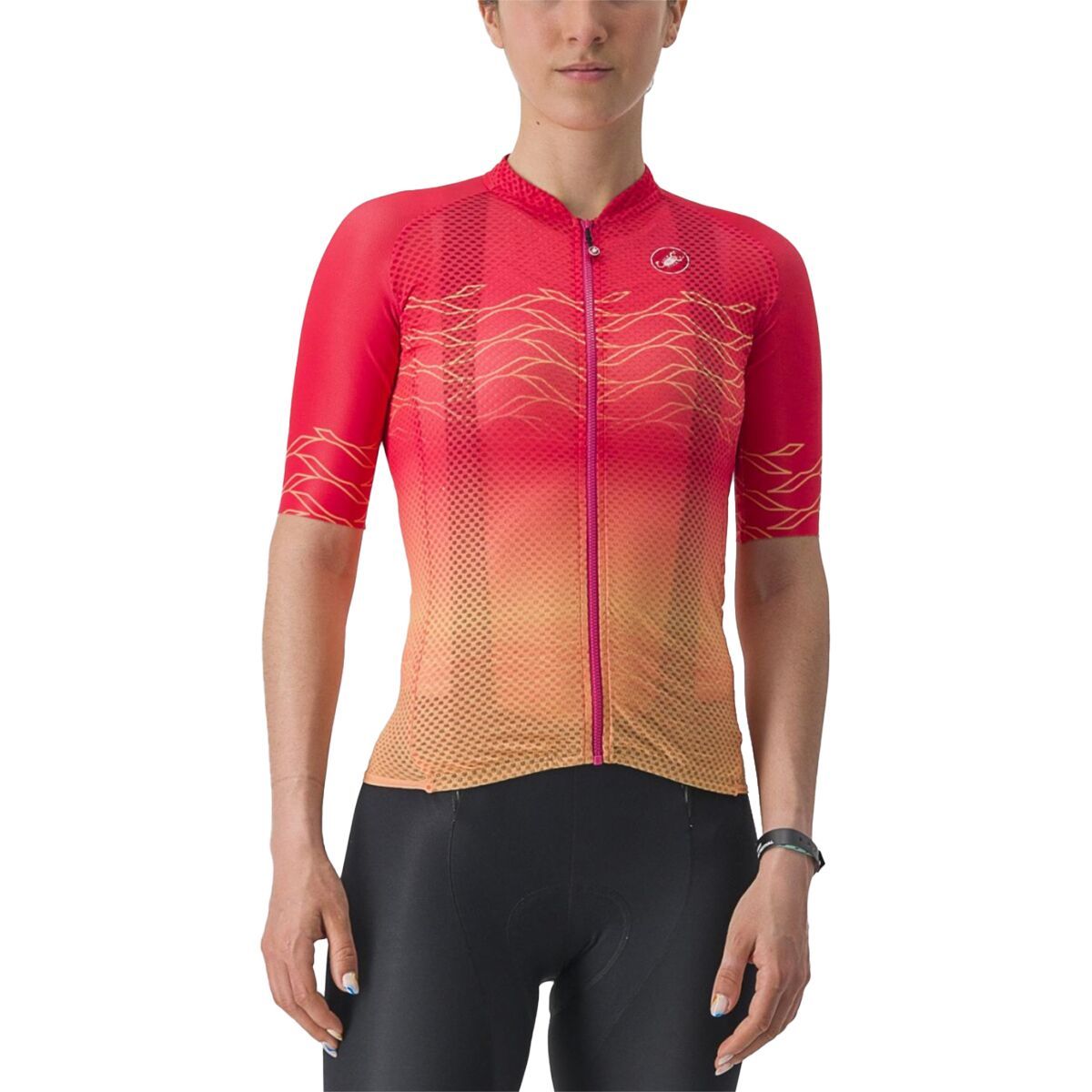Castelli Climber's 2.0 Jersey - Women's Hibiscus/Soft Orange, XL