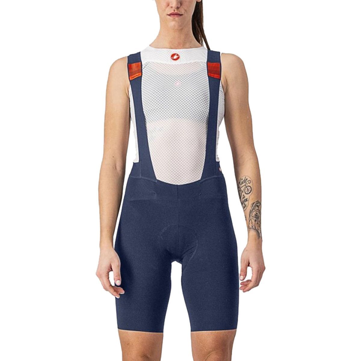 Castelli Premio Black Bibshort - Women's Belgian Blue, S