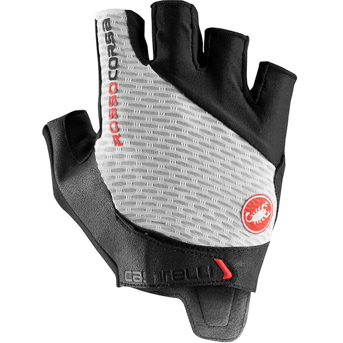 Image of Castelli Rosso Corsa Pro V Glove - Men's White, S