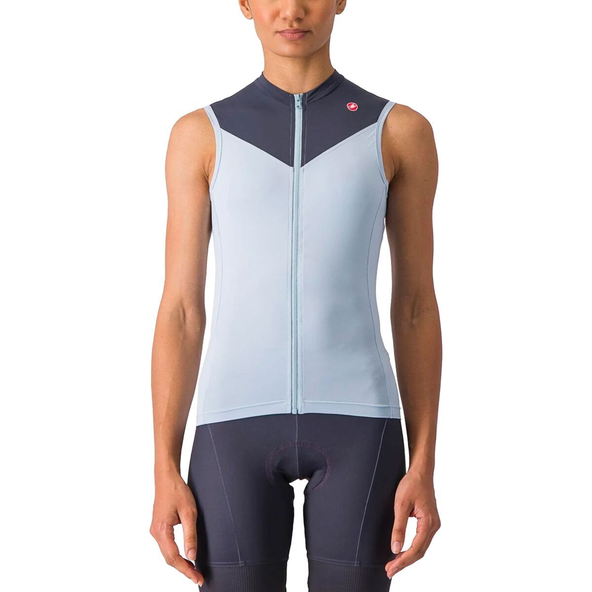 Castelli Solaris Sleeveless Jersey - Women's Winter Sky/Dark Steel Blue, L