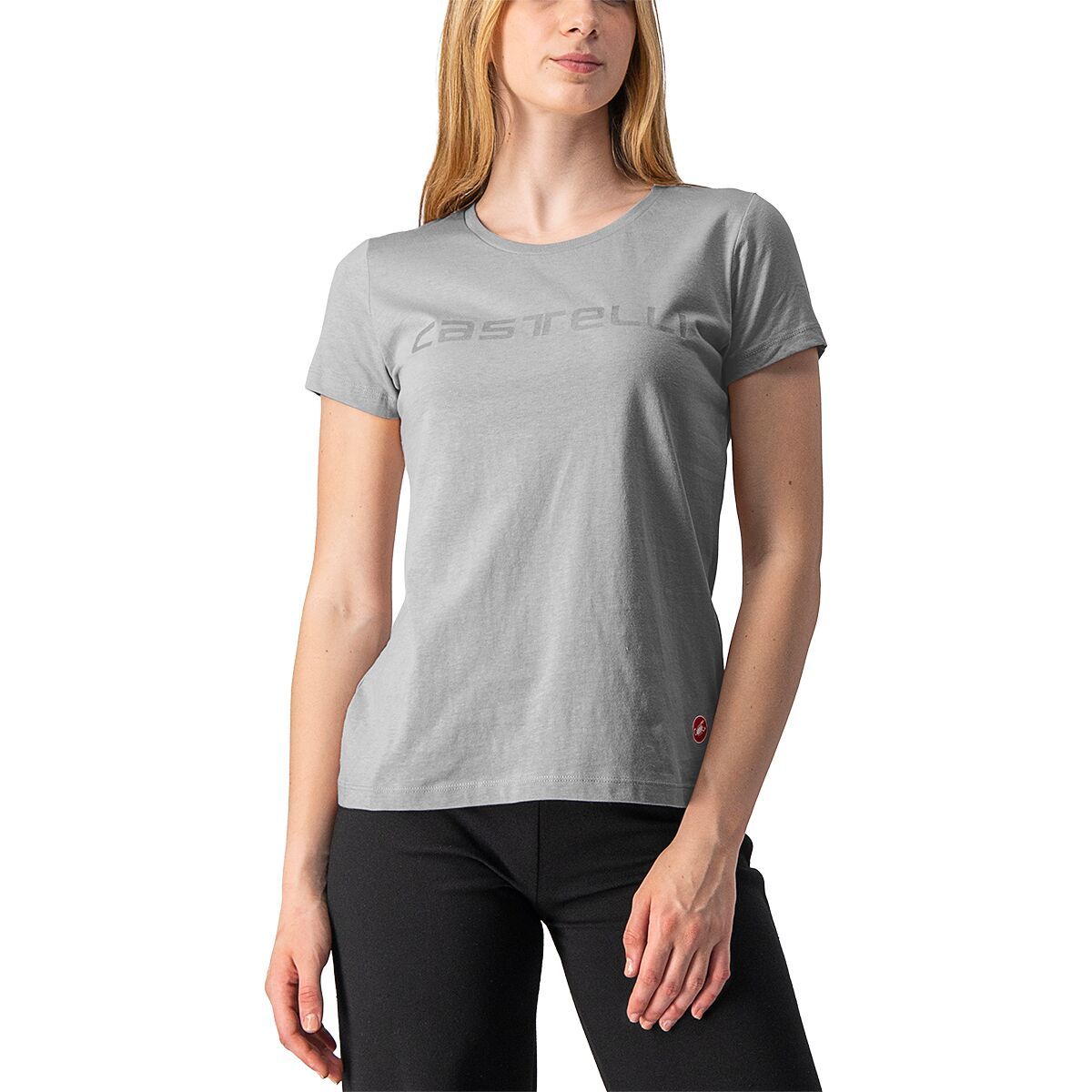 Image of Castelli Sprinter T-Shirt - Women's Melange Light Gray, XL