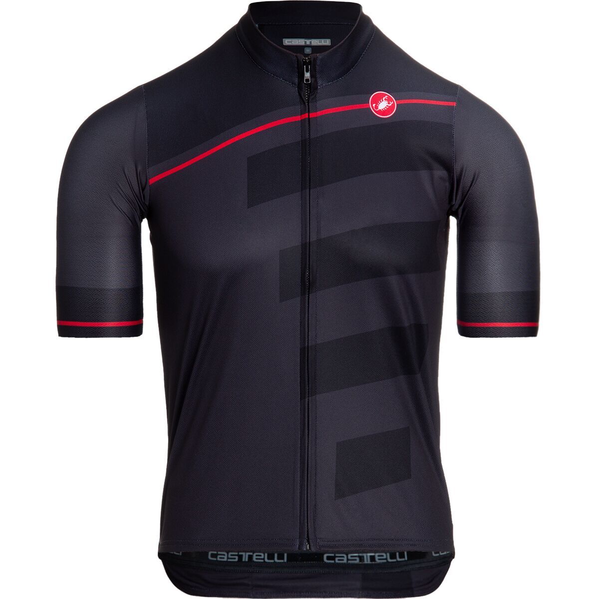 Castelli Trofeo Limited Edition Jersey - Men's Light Black/Dark Gray, XXL
