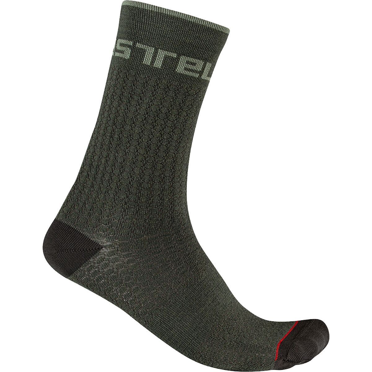 Castelli Distanza 20 Sock Military Green, L/XL