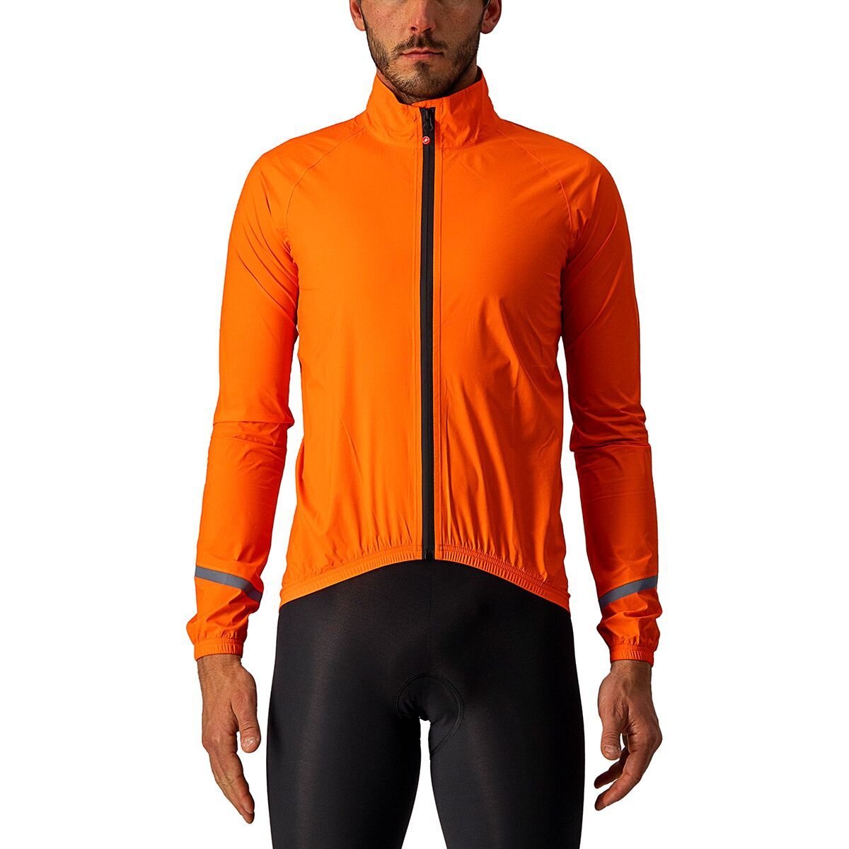 Castelli Emergency 2 Rain Jacket - Men's Brilliant Orange, 3XL