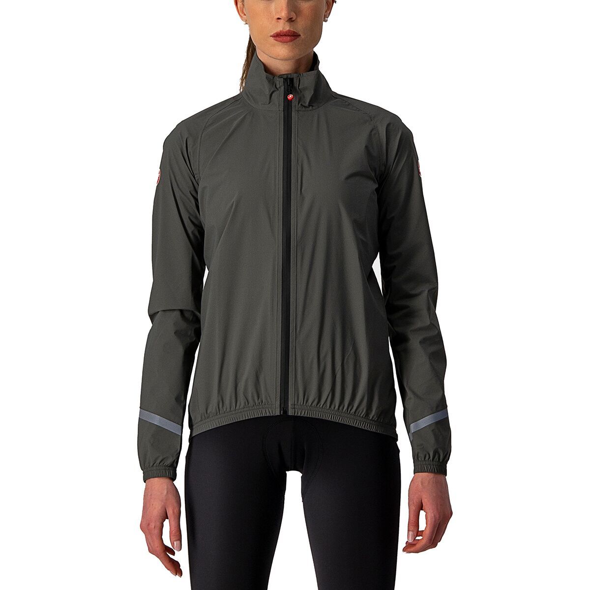 Castelli Emergency 2 Rain Jacket - Women's Military Green, XL