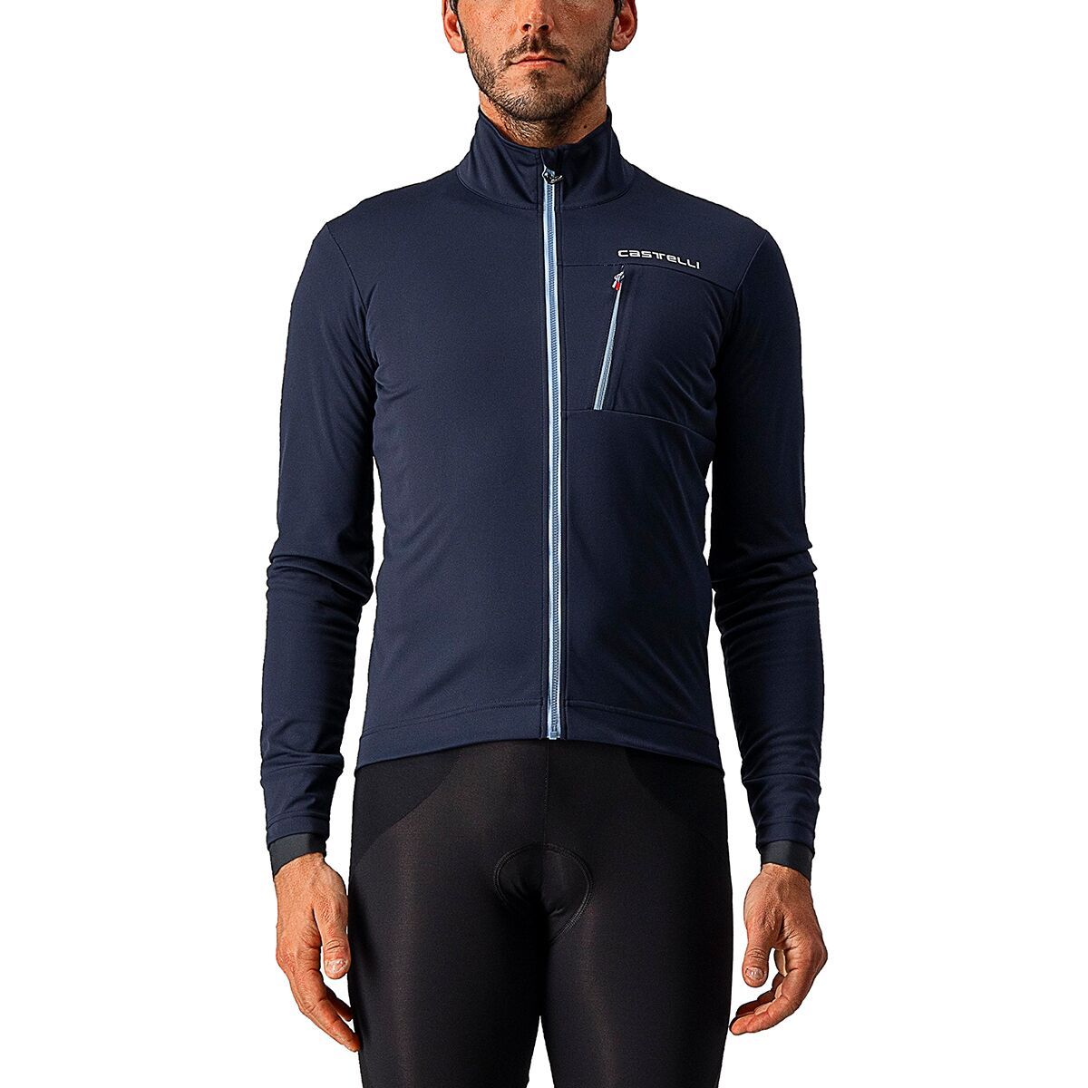 Image of Castelli Go Jacket - Men's Savile Blue, XS