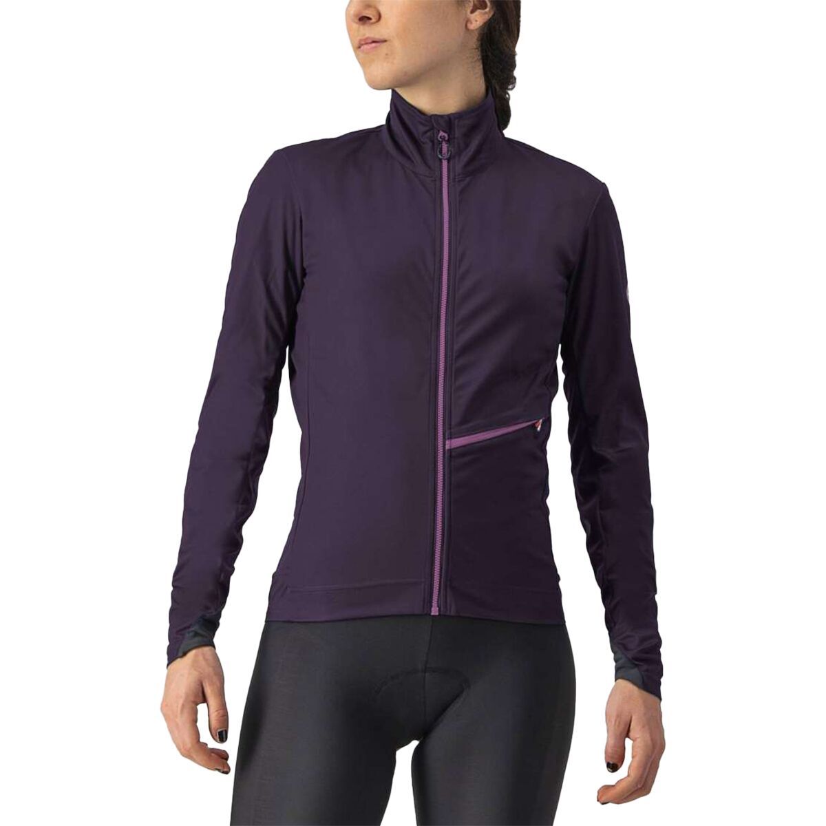 Castelli Go Jacket - Women's Night Shade/Purple Dew, S