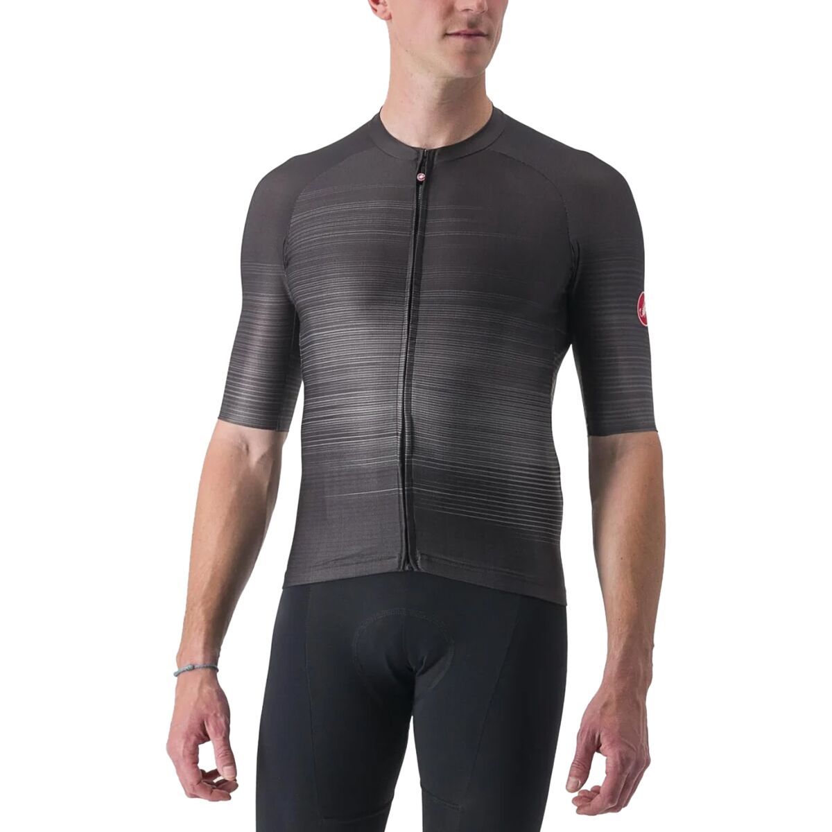 Castelli Aero Race 6.0 Full-Zip Jersey - Men's Light Black, S