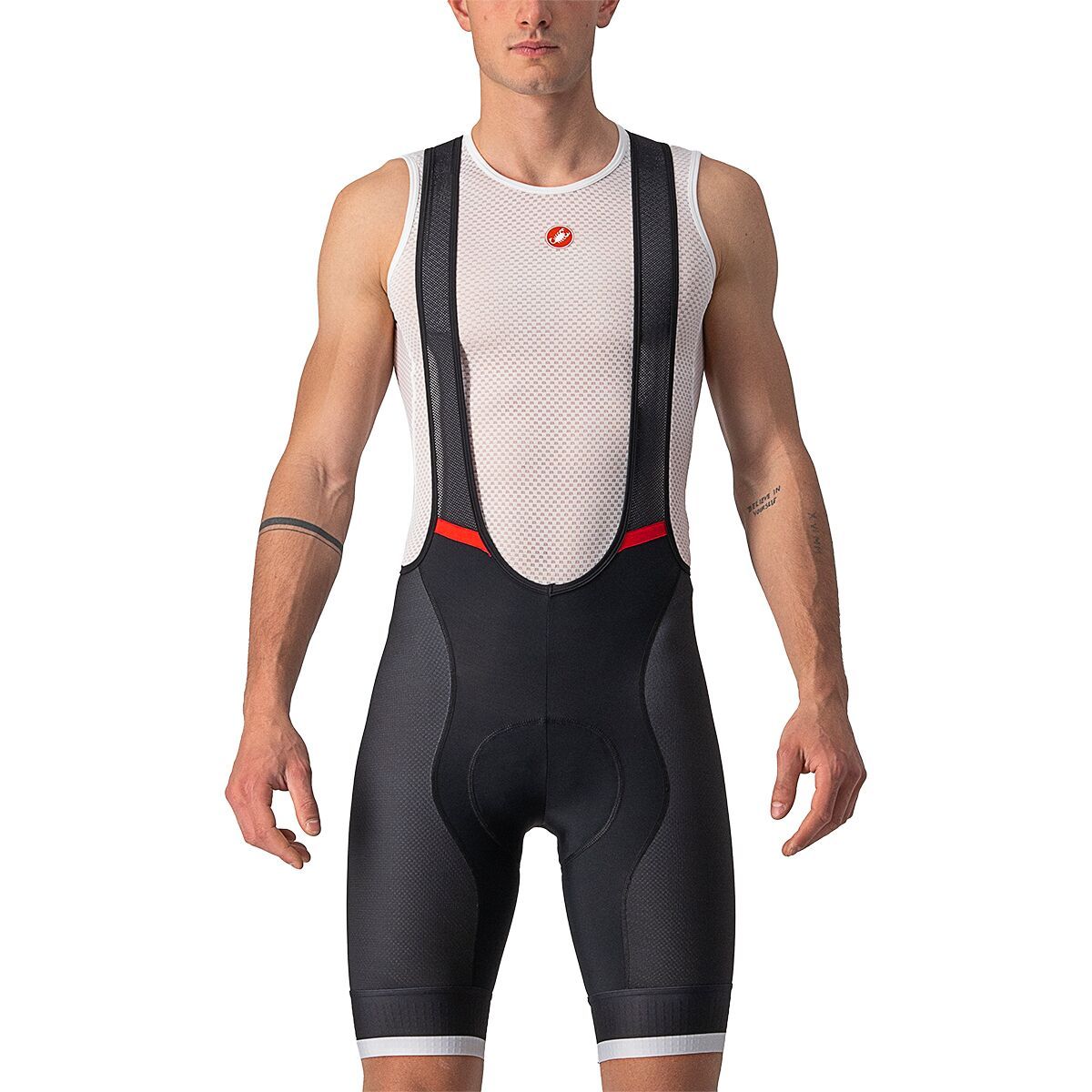Castelli Competizione Kit Bib Short - Men's Black/Silver Gray, S