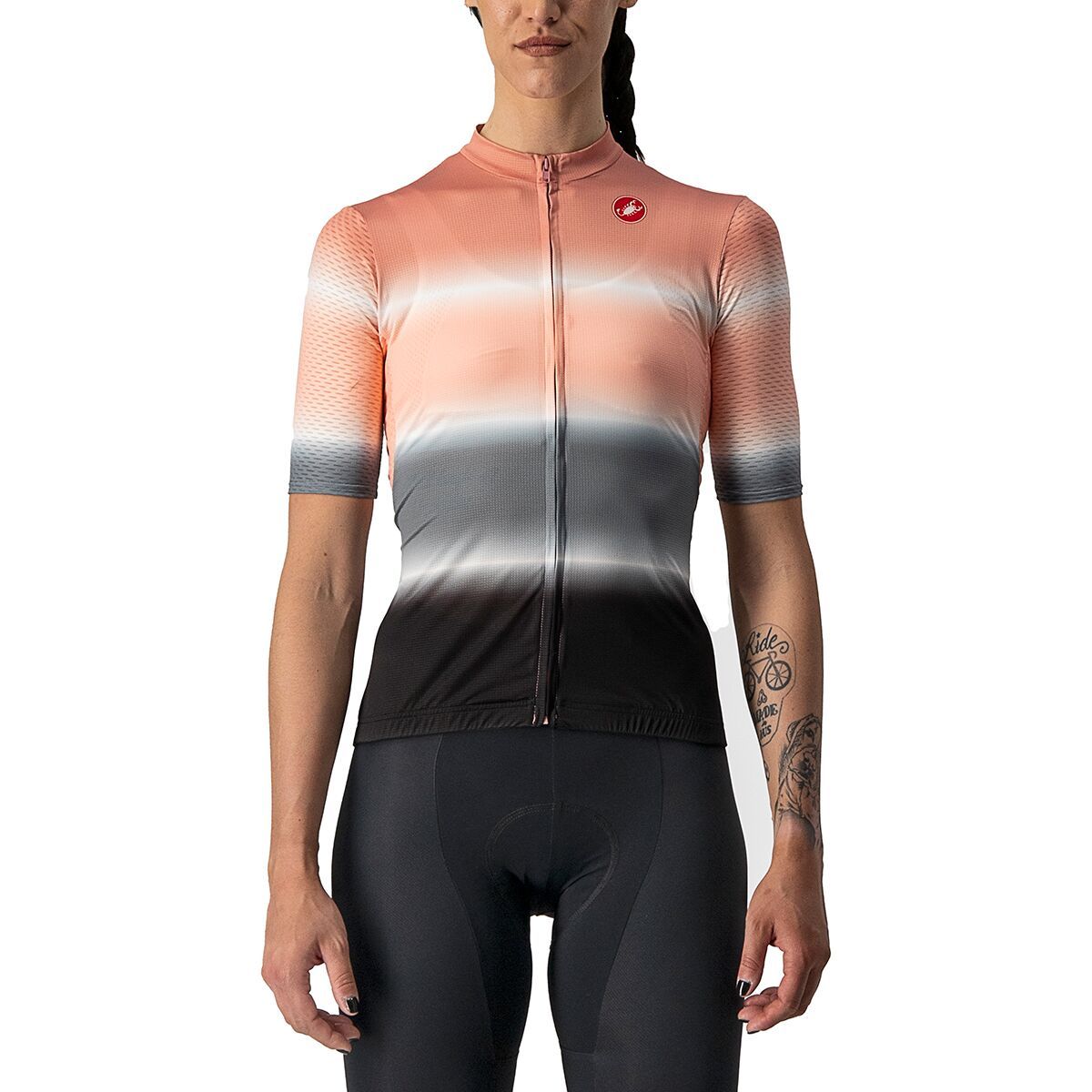 Castelli Dolce Jersey - Women's Blush/Light Black, L