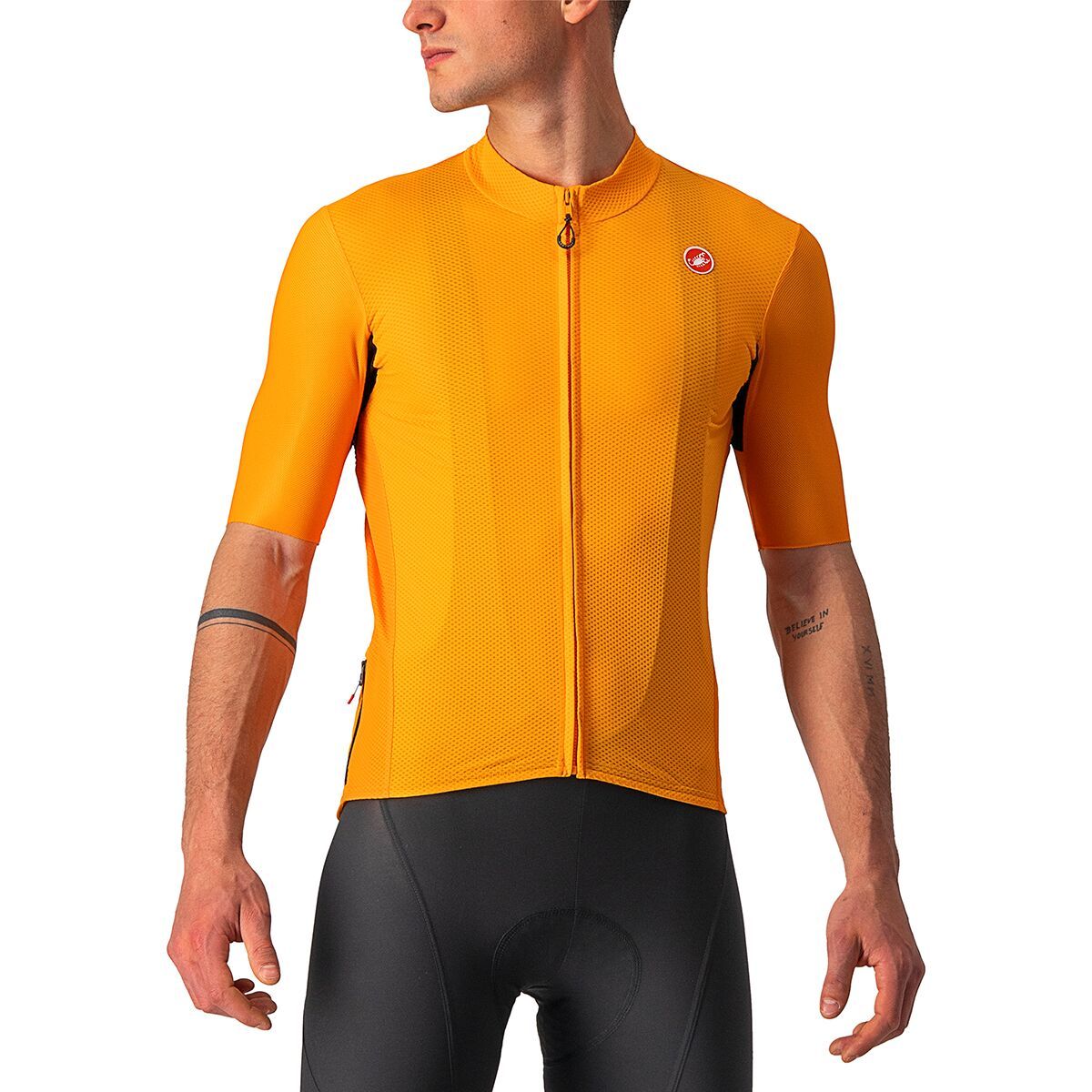 Castelli Endurance Elite Jersey - Men's Pop Orange, XL