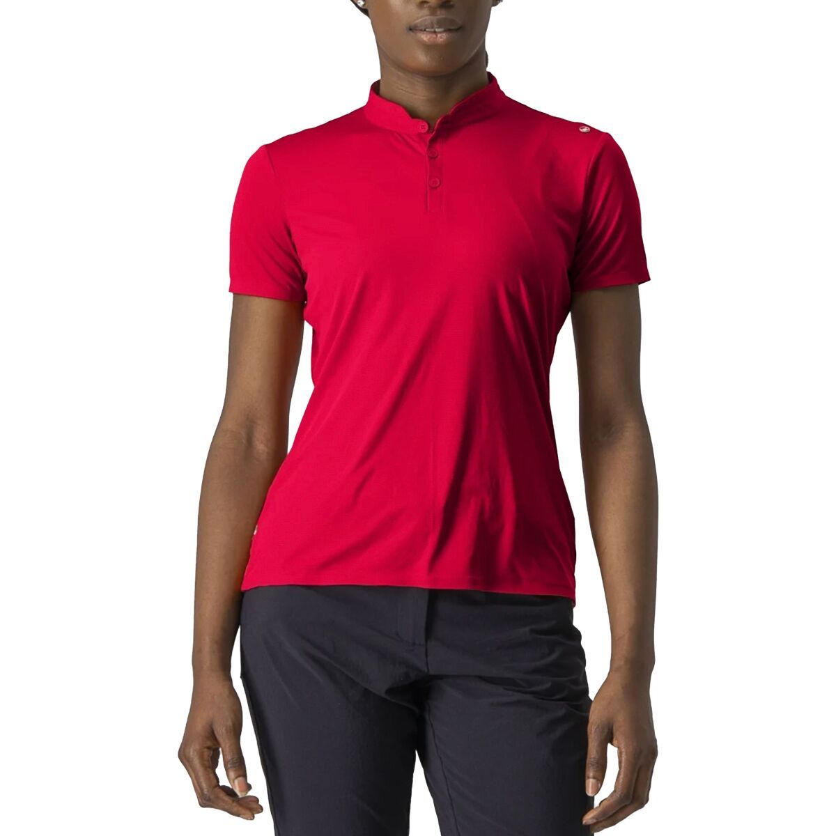 Image of Castelli Tech 2 Polo Shirt - Women's Hibiscus, S