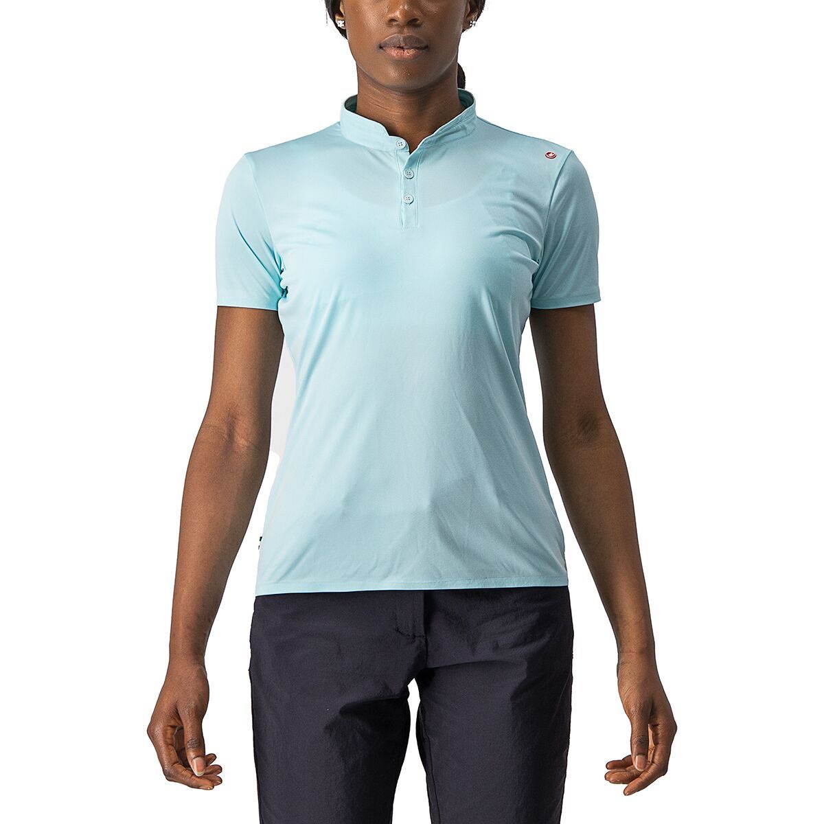 Image of Castelli Tech 2 Polo Shirt - Women's Light Acqua, S