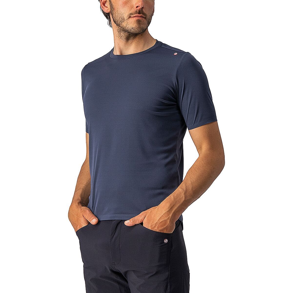 Castelli Tech 2 T-Shirt - Men's Savile Blue, XXL