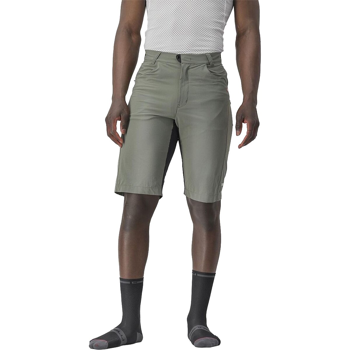 Image of Castelli Unlimited Trail Baggy Short - Men's Forest Gray, L